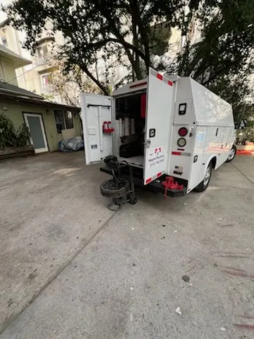 Magnet Plumbing service vehicle on-site for Sewer Line Repair in Coronado Hills